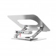 Adjustable laptop stand + USB-C HDMI hub Unitek D1109B01 PD 100W