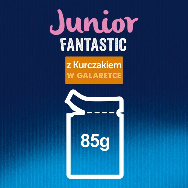 Felix Fanstastic Junior - wet cat food - 85 g