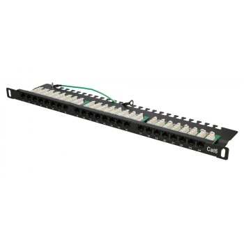 Extralink CAT6 UTP 0.5U | Patchpanel | 24 Ports