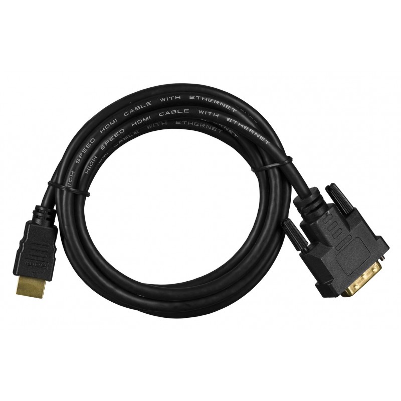Lanberg CA-HDDV-20CU-0018-BK video cable adapter 1.8 m HDMI Type A (Standard) DVI-D Black