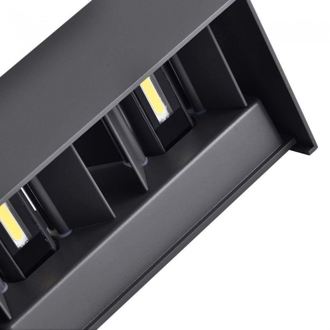 LED wall luminaire V-TAC VT-8125-B-N 24W IP65 4000K 2720lm (SKU 2978) Black LED wall luminaire V-TAC VT-8125-B-N 24W IP65 4000K 2720lm (SKU 2978) Black