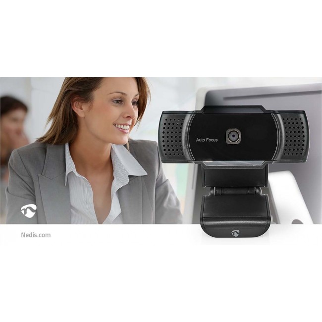 Nedis WCAM110BK webcam 5 MP 2592 x 1944 pixels USB 2.0 Black Nedis WCAM110BK webcam 5 MP 2592 x 1944 pixels USB 2.0 Black