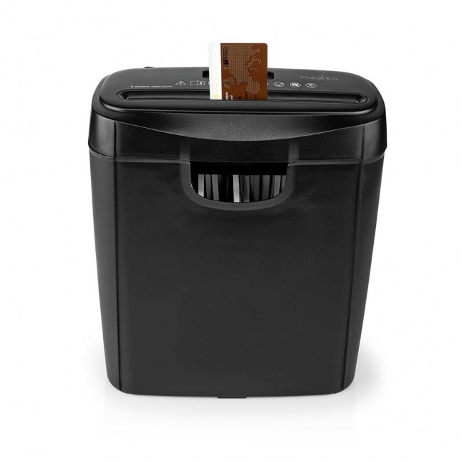 Nedis PASH112BKA4 paper shredder Strip shredding 22 cm Black