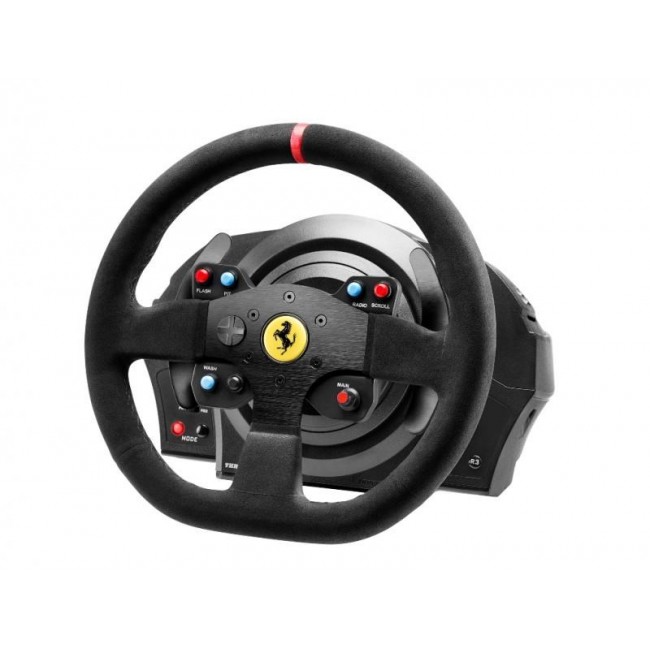 Thrustmaster T300 Ferrari Integral Racing Wheel Alcantara Edition Black Steering wheel + Pedals Analogue / Digital PC, PlayStation 4, Playstation 3 Thrustmaster T300 Ferrari Integral Racing Wheel Alcantara Edition Black Steering wheel + Pedals Analogue / Digital PC, PlayStation 4, Playstation 3