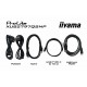 iiyama ProLite 27 QHD IPS technology panel with RJ45 (LAN), KVM Switch and USB-C Dock with 96W power delivery