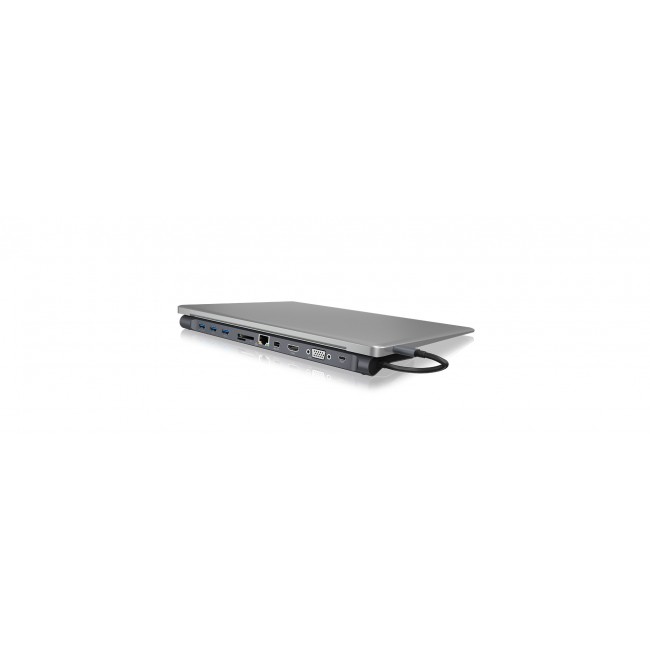 ICY BOX IB-DK2102-C Wired USB 3.2 Gen 1 (3.1 Gen 1) Type-C Anthracite, Black ICY BOX IB-DK2102-C Wired USB 3.2 Gen 1 (3.1 Gen 1) Type-C Anthracite, Black