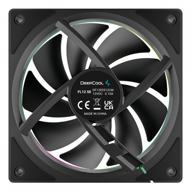 DeepCool FL12 SE Computer case Fan 12 cm Black 1 pc(s) DeepCool FL12 SE Computer case Fan 12 cm Black 1 pc(s)