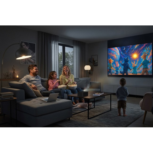 Optoma Photon Life PK32 Standard throw projector 1100 ANSI lumens DLP UHD 4K (3840x2160) 3D Black
