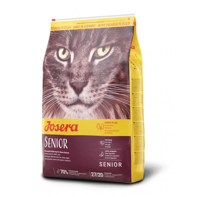 Josera Senior cats dry food 10 kg Corn, Liver, Rice