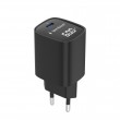 Gembird TA-UC-1C-PD60LCD-01-BK 60W USB Type-C fast charger, LCD, black