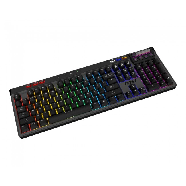 MSI STRIKE PRO WIRELESS keyboard Gaming USB + Bluetooth QWERTY US English Black