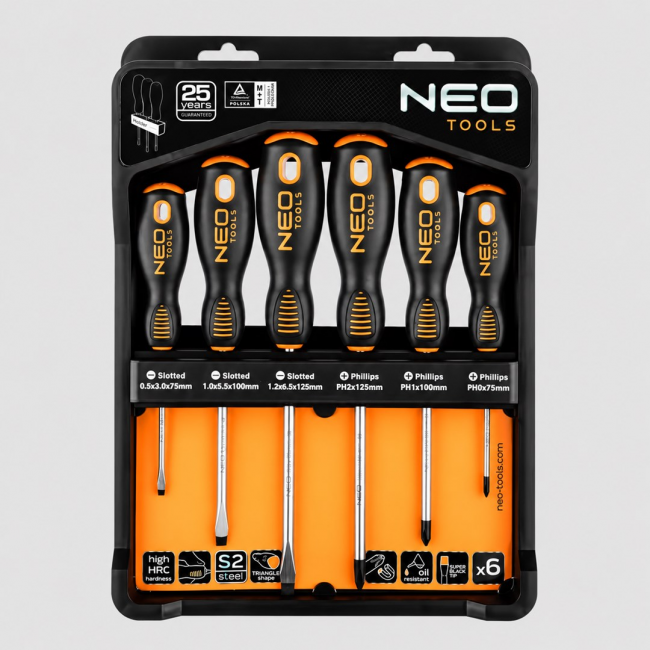 NEO TOOLS screwdriver set, 6 pcs