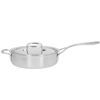 DEMEYERE 5-PLUS Saut frying pan with 2 handles and lid, 40850-853-0 - 24 CM