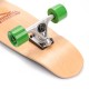 Meteor Cannabis green-brown-orange skateboard 22595 Meteor Cannabis green-brown-orange skateboard 22595