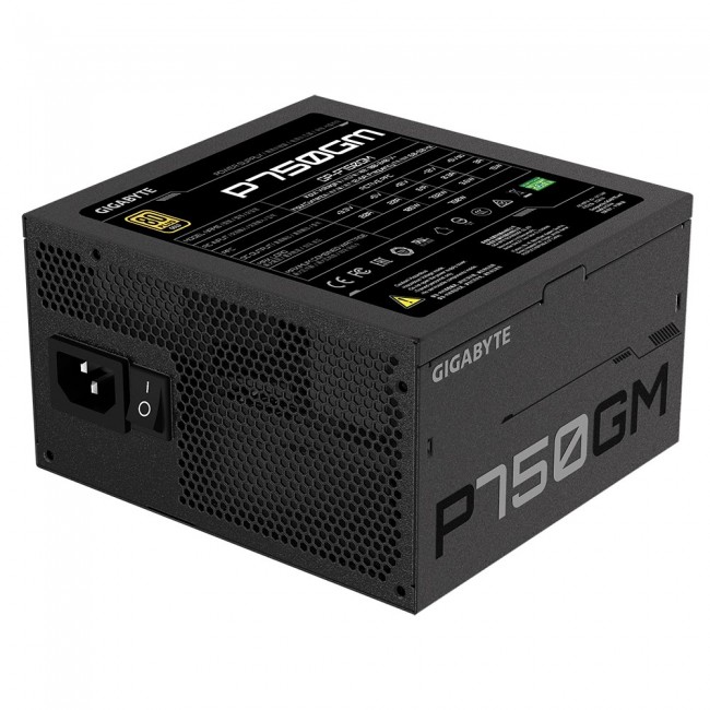 Gigabyte P750GM power supply unit 750 W 20+4 pin ATX ATX Black Gigabyte P750GM power supply unit 750 W 20+4 pin ATX ATX Black