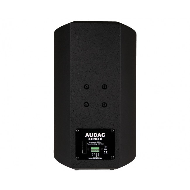 AUDAC XENO8 2-way Black Wired 120 W