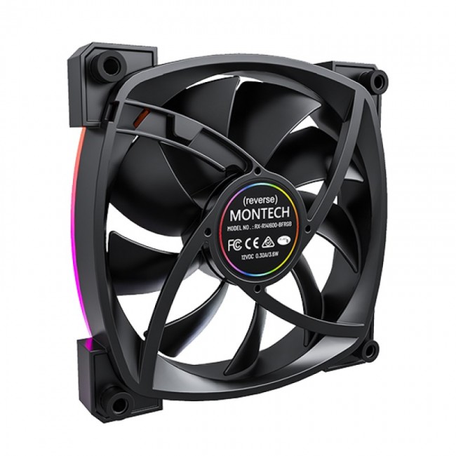 Montech RX140 PWM Computer case Fan 14 cm Black 1 pc(s) Montech RX140 PWM Computer case Fan 14 cm Black 1 pc(s)