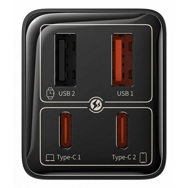 Baseus GaN6 Pro Universal Black AC Fast charging Indoor