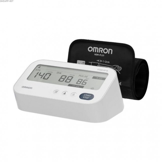 OMRON M3 COMFORT AFIB BLOOD PRESSURE MONITOR + POWER SUPPLY OMRON M3 COMFORT AFIB BLOOD PRESSURE MONITOR + POWER SUPPLY