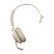 Jabra Evolve2 65 UC Mono Link380a - wireless over-ear headphones with stand, beige