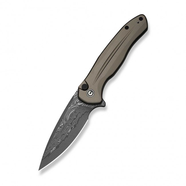 N CIVIVI Button Lock Kitefin Damast Grey Alu