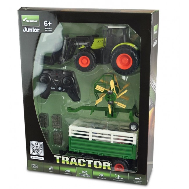 Amewi 22641 Radio-Controlled (RC) model Tractor Electric engine 1:24 Amewi 22641 Radio-Controlled (RC) model Tractor Electric engine 1:24