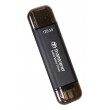 Transcend ESD310C Thunderbolt technology 128 GB USB Type-A / USB Type-C USB 3.2 Gen 2x2 Black