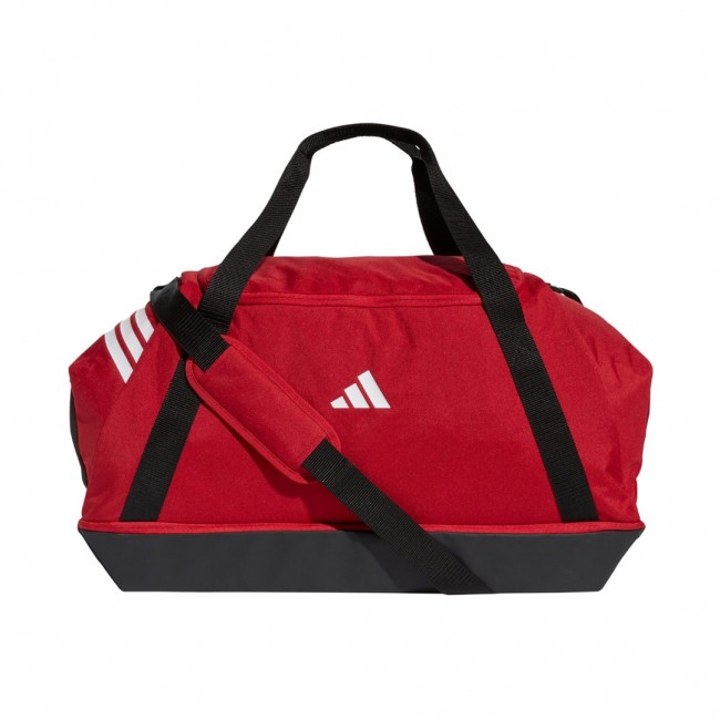Torba adidas Tiro Duffle Large With Bottom Compartment czerwona JY7950 Torba adidas Tiro Duffle Large With Bottom Compartment czerwona JY7950