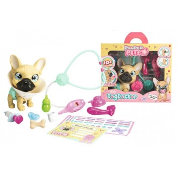 Pamper Petz Vet set with a dog from the diaper Simba gang