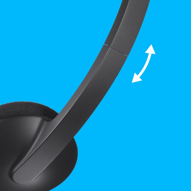 Logitech H340 USB Computer Headset Wired Head-band Office/Call center USB Type-A Black Logitech H340 USB Computer Headset Wired Head-band Office/Call center USB Type-A Black