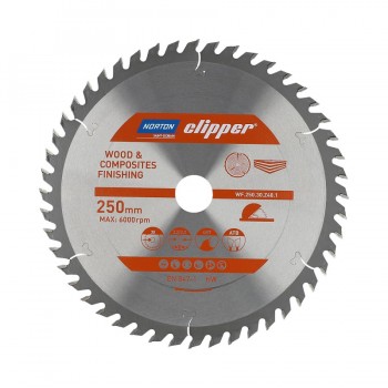 NORTON CIRCULAR SAW BLADE 250mm x 30mm x 48z WOOD & ATB COMPOSITES (3.2 / 2.2)