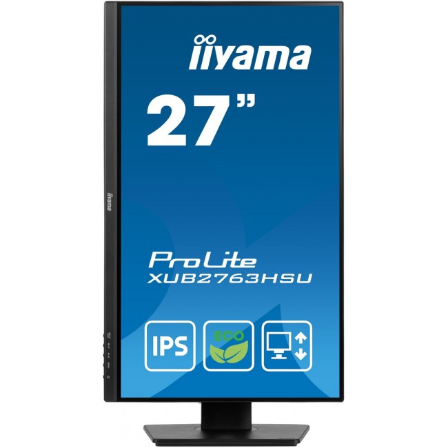 iiyama ProLite XUB2763HSU-B1 computer monitor 68.6 cm (27 iiyama ProLite XUB2763HSU-B1 computer monitor 68.6 cm (27