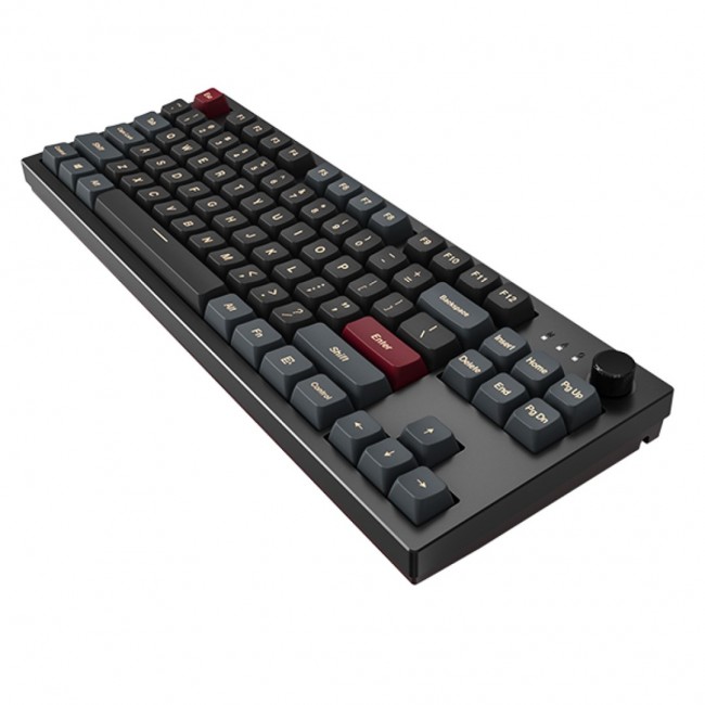 Montech MKey TKL keyboard Gaming USB Burgundy, Dark Grey Montech MKey TKL keyboard Gaming USB Burgundy, Dark Grey