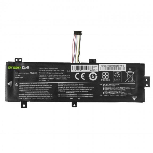 Green Cell L15C2PB3 L15L2PB4 L15M2PB3 L15S2TB0 Lenovo laptop battery 7.6V 3500 mAh (LE118) Green Cell L15C2PB3 L15L2PB4 L15M2PB3 L15S2TB0 Lenovo laptop battery 7.6V 3500 mAh (LE118)