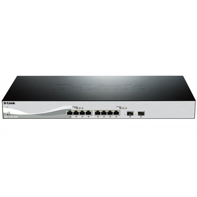 D-Link DXS-1210-10TS Managed L2/L3 10G Ethernet (100/1000/10000) 1U Black, Silver D-Link DXS-1210-10TS Managed L2/L3 10G Ethernet (100/1000/10000) 1U Black, Silver
