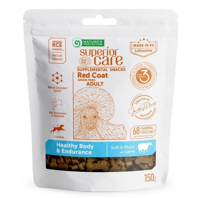 NATURE'S PROTECTION Healthy body & Endurance Lamb - dog treat - 150g NATURE'S PROTECTION Healthy body & Endurance Lamb - dog treat - 150g