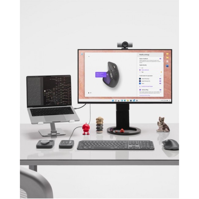 Logitech MX Master 4 mouse Office Right-hand RF Wireless + Bluetooth Laser 8000 DPI