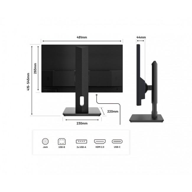JAPANNEXT JN-I215FLFHSP-C65W computer monitor 54.6 cm (21.5