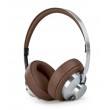 Muse M-298 SBR headphones/headset Wired & Wireless Head-band Calls/Music Bluetooth Brown, Silver