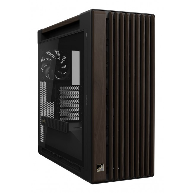 ASUS ProArt PA602 Wood Edition Modern Black - Tempered Glass Panel Midi Tower Black, Wood