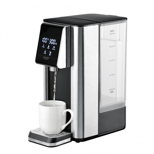 Hot Water Dispenser ADLER AD 1356 2.5 L Black, Silver Hot Water Dispenser ADLER AD 1356 2.5 L Black, Silver