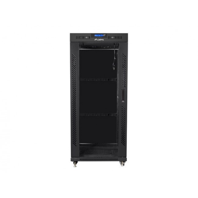 Lanberg FF01-8027-12BL rack cabinet 27U Freestanding rack Black