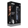 Braun BeardTrimmer 7 BT7540 beard trimmer Battery 40 2 cm Wet & Dry Black, Blue