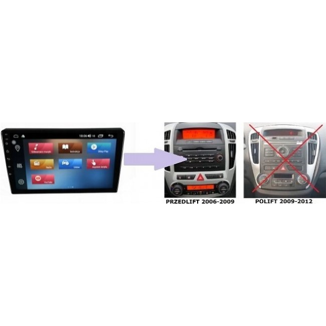 RADIO GPS NAVIGATION IVECO KIA CEED I 2006-09 ANDROID RADIO GPS NAVIGATION IVECO KIA CEED I 2006-09 ANDROID