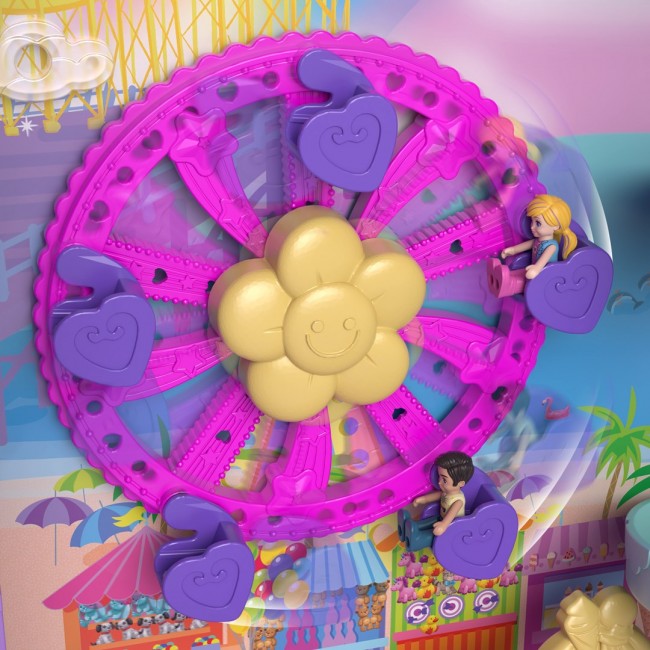 Polly Pocket POLLYVILLE RESORT ROLL AWAY Playset Polly Pocket POLLYVILLE RESORT ROLL AWAY Playset