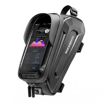 Rockbros B68-1 Bike frame bag Phone pocket 1.7l Black