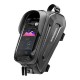 Rockbros B68-1 Bike frame bag Phone pocket 1.7l Black Rockbros B68-1 Bike frame bag Phone pocket 1.7l Black
