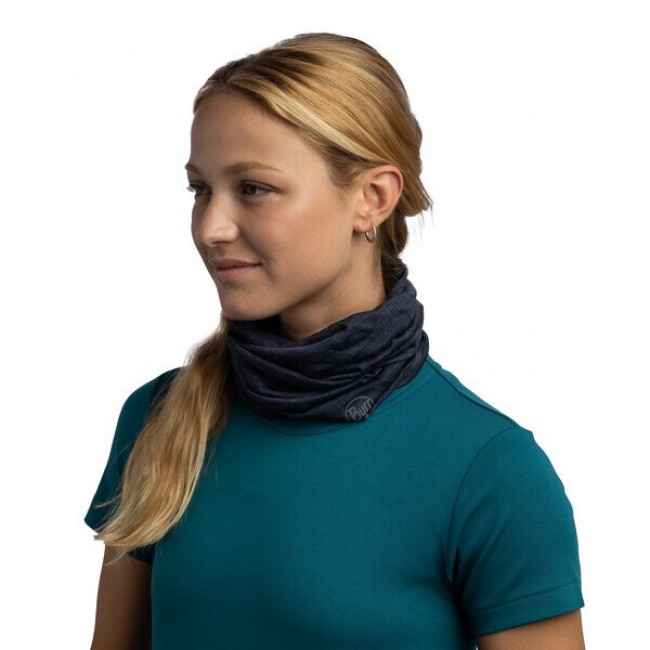 Buff Lightweight Merino Wool Multifunctional scarf Blue