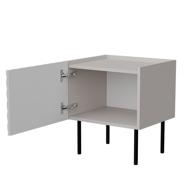 Cama LUCCA bedside cabinet, 2 pcs, 47x40x52, cashmere