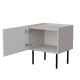 Cama LUCCA bedside cabinet, 2 pcs, 47x40x52, cashmere